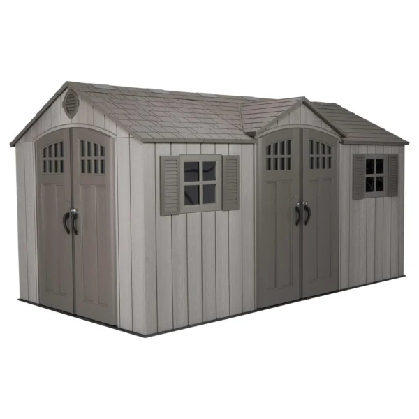 Lifetime 15 Ft X 8 Ft Outdoor Storage Sheds – 60318